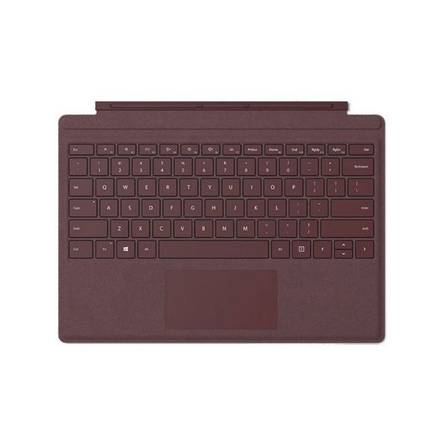 Picture of "拆封新品"Microsoft Surface Pro Alcantara 鍵盤 酒紅色