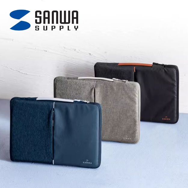 圖片 SANWA 時尚雙拼手提電腦保護包